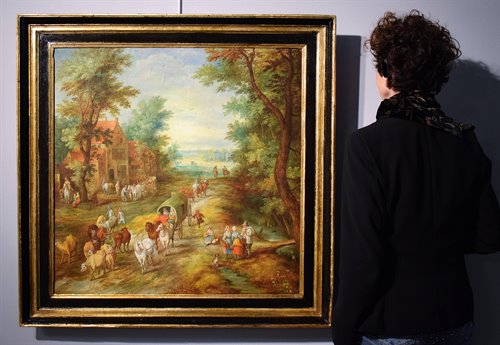 "Fairytale Landscapes with Figures in the Forest"